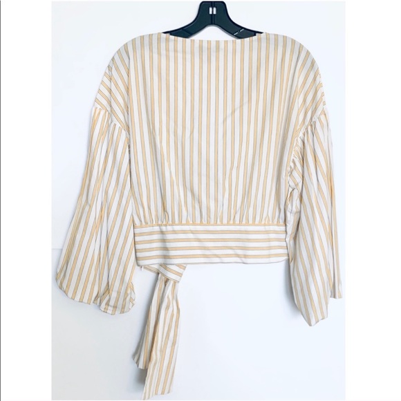 Derek Lam 10 Crosby cropped tie-waist blouse - Picture 4 of 9